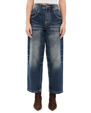 The Ragged Priest Bleacher Biggie Jeans - Blue