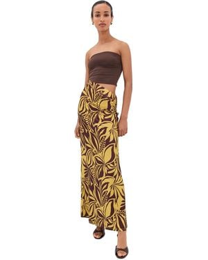 Runaway the Label Toria Strapless Maxi Dress - Multicolor