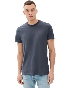 Taylor Stitch Cotton Hemp Crewneck Tee - Blue