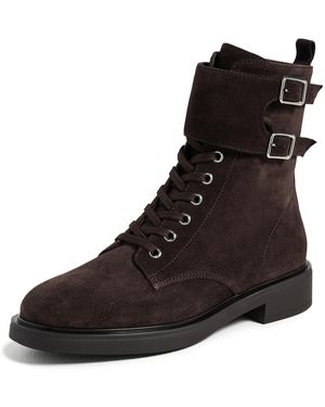 Gianvito Rossi Ripley Suede Boots - Black