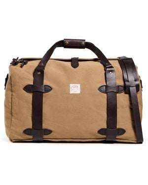 Filson Medium Rugged Twill Duffle Bag - Black