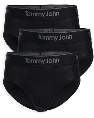 Tommy John Second Skin Briefs 3 Pack - Black