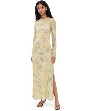 SIR. Cecile Long Sleeve Dress - Natural