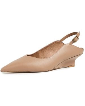 INTENTIONALLY ______ Lift Wedge Heels - White