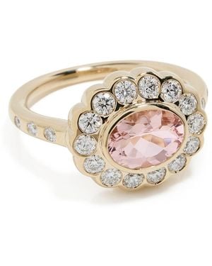 Marlo Laz 14K Lexie Ring 10K Morganite - Multicolor