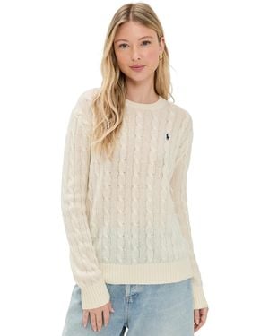 Polo Ralph Lauren Oversize Wool Cashmere Sweater - Natural