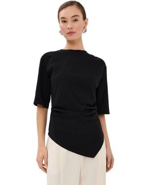 Rohe Re-Invented Twisted T-Shirt - Black