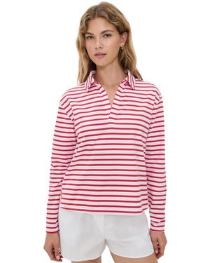 Addison Bay Mulberry Long Sleeve Tee - Red