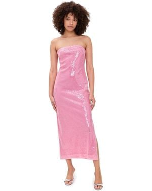 Endless Rose Strapless Sequins Maxi Dress - Pink