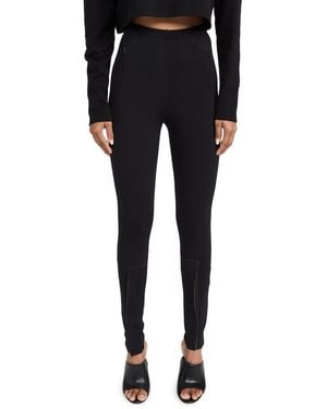 Wardrobe NYC Front Zip Legging - Black
