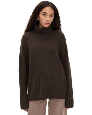 Jenni Kayne Jet Turtleneck Cashmere Sweater - Black