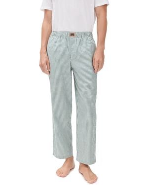 Lunya Airy Cotton Straight Leg Pants - Multicolor