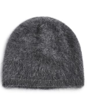 Lisa Yang Brushed Cashmere Beanie - Black