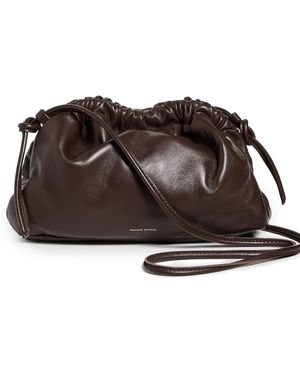 Mansur Gavriel Mini Cloud Clutch - Brown