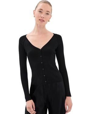 Jonathan Simkhai Darlene Cardigan - Black