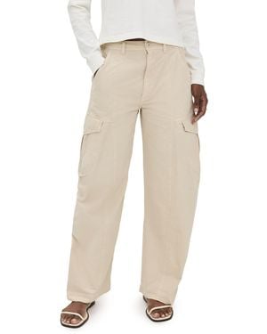 Polo Ralph Lauren Cotton Tech Blend Ankle Cargo Pants - Natural