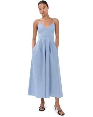 Co. Basque Dress - Blue