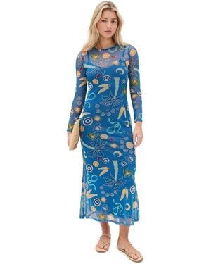 Never Fully Dressed Azura Charms Mesh Dress - Blue