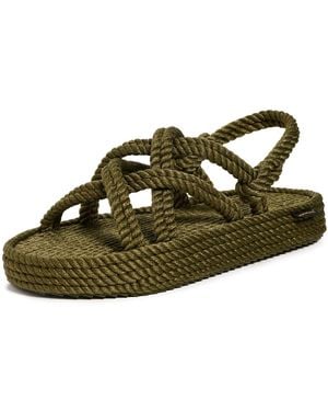 Bohonomad Bodrum Platform Sandals - Green