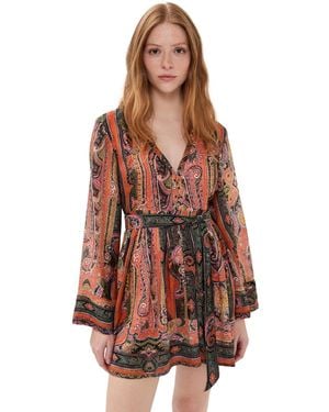 Isabel Marant Morgane Mini Dress - Red