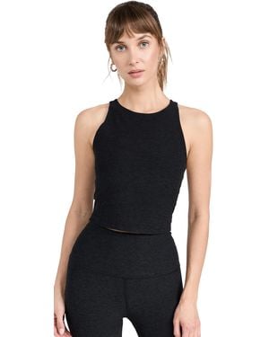 Beyond Yoga Spacedye Refocus Cropped Tank - Black