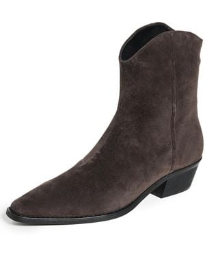 Black Suede Studio Reed Boots - Black