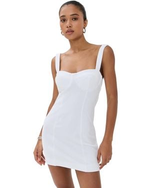 STAUD Marilyn Dress - White
