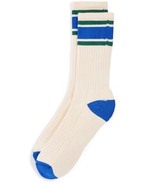 Ivy Ellis The Zorn Crew Socks - Blue