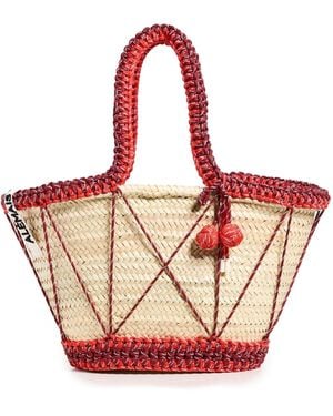 ALÉMAIS Lalo Macrame Cord Maxi Basket Tote - Multicolour