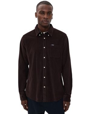 Barbour Ramsey Tailored Cord Shirt - Black
