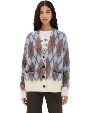 Acne Studios Mohair Knit Cardigan - Multicolour