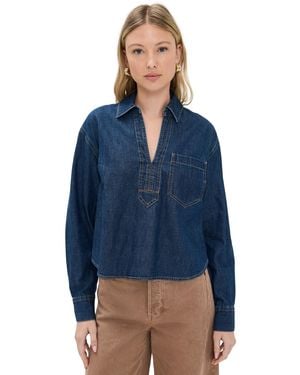 Veronica Beard Khai Top - Blue