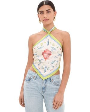retroféte Jamie Top L'Acqua Marine - Multicolor