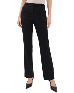 La Ligne Skinny Leg Elongated Pants - Black