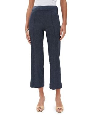 STAUD Knack Linen Pants - Blue