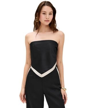 Seven Wonders Tina Scarf Top - Black