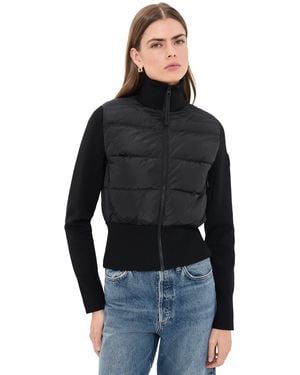 Canada Goose Wide Quilt Knit Down Jacket - Black