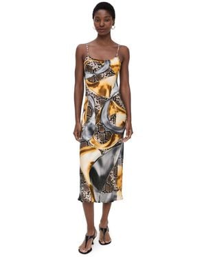 BruceGlen Midi Slip Dress - Black