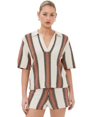 Le Bos Striped Polo - Multicolor
