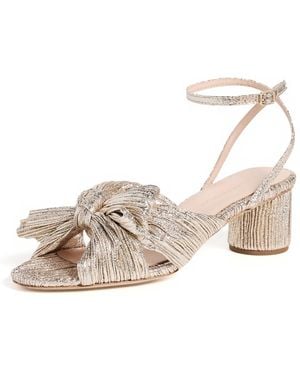 Loeffler Randall Dahlia Pleated Knot Mules - Multicolor