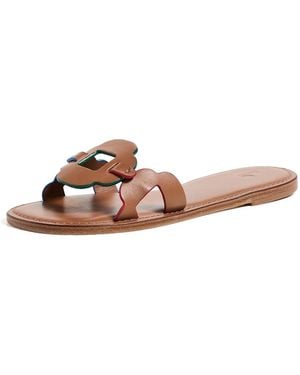 Larroude Margherita Slides - Black