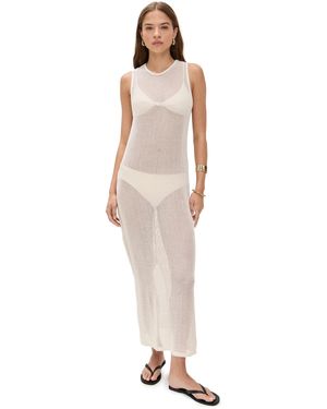 Le Bos Biarritz Maxi Coverup Dress - White