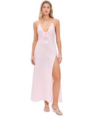 Bardot Aradia Sequin Halter Dress - White