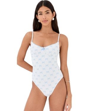 Solid & Striped X The Summer I Turned Pretty The Taylor One Piece - White