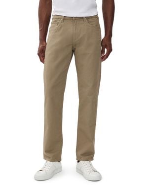 Citizens of Humanity Elijah Stretch Linen Straight Jeans - Natural