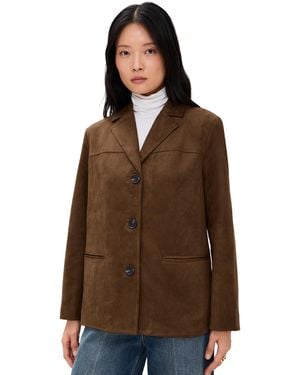 Velvet Salie Jacket - Brown