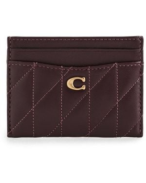 COACH Quilted Pillow Leather Essential Card Case - Multicolour