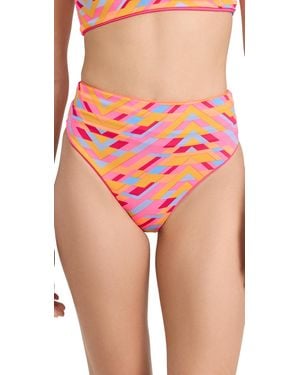 Maaji Dragon Fruit Suzy Babe Bikini Bottoms - Pink
