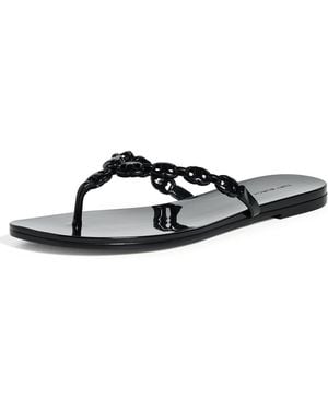 Tory Burch Gemini Link Jelly Sandals - Black