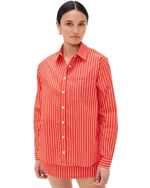 Bailey Rose Button Down Top - Red
